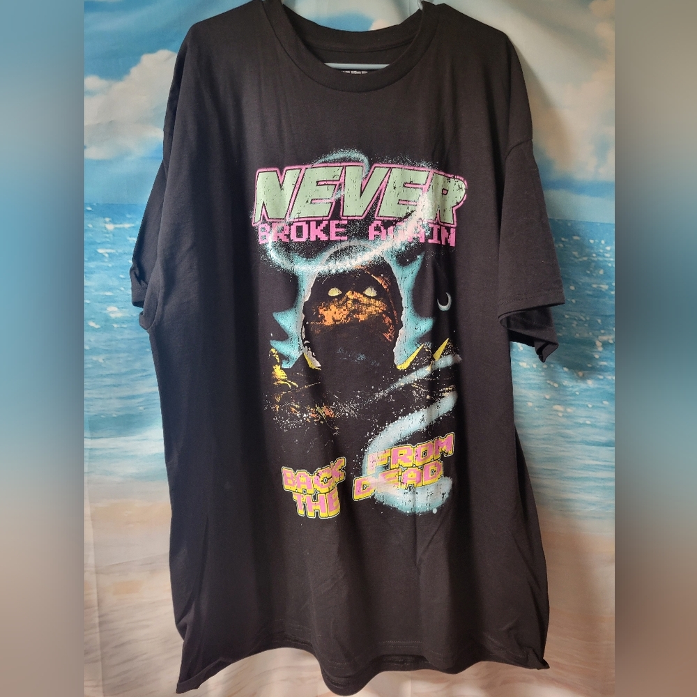Never Broke Again New in Package Back From‎ The Dead Mens Tshirt Size 3XL